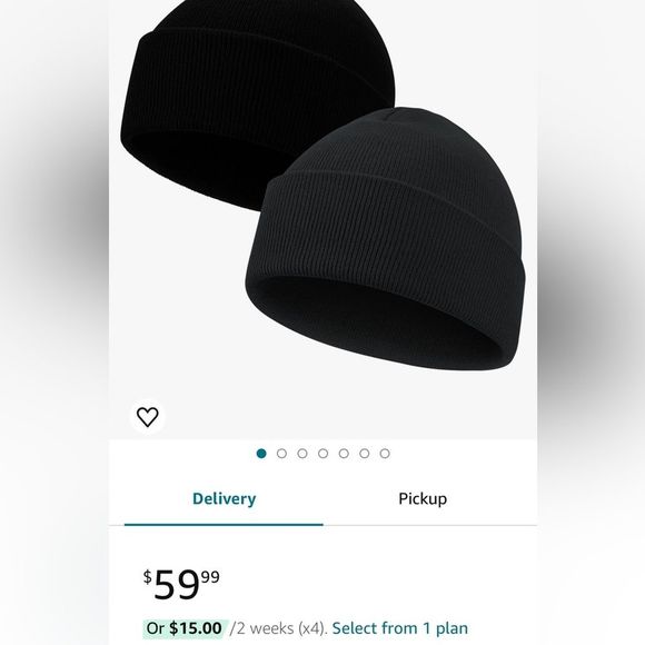 2 Pack Beanies for Men Rib-Knit Hats for Women Spring Summer Autumn Winter NWT - Picture 8 of 8